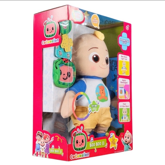 ⚡️NEW⚡️ CoComelon Boo Boo JJ 12" Interactive Light-up Plush - Picture 3 of 7